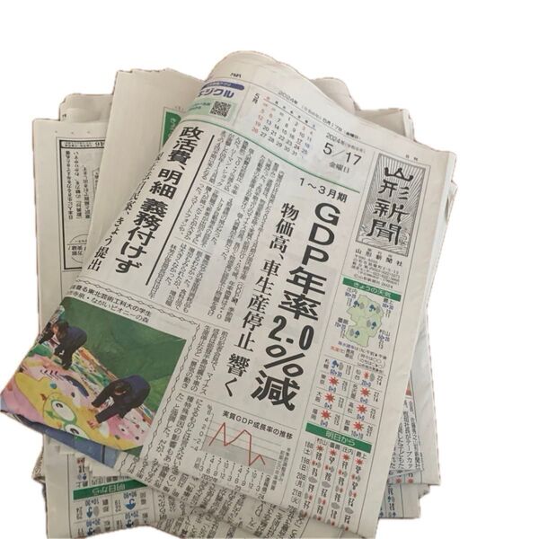 古新聞二カ月分山形新聞まとめ売り^_^^_^