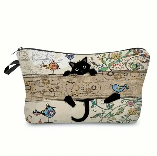 黒猫ちゃん/化粧ポーチ/小物入れ