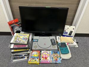 [GO 7035a]1 jpy ~ game machine summarize NINTENDO DS GAMEBOY COLOR PLAY STATION body soft other electronic equipment attaching secondhand goods present condition goods Junk 