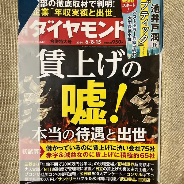 週刊ダイヤモンド 2024年6月15日号 (ダイヤモンド社)