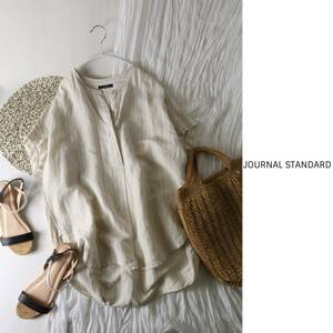 1 ten thousand *2022SS* Journal Standard JOURNAL STANDARD*... rayon flax no color blouse *M-S 3430