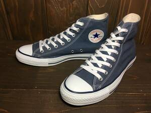 ★CONVERSE コンバース ALL STAR オールスター HI 青×白 27.0cm Used 検 ミディアムブルー スケートボーディング チャック テイラー