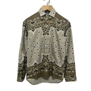 [ ETRO ] Italy made peiz Lee bandana pattern shirt XS beige Etro 