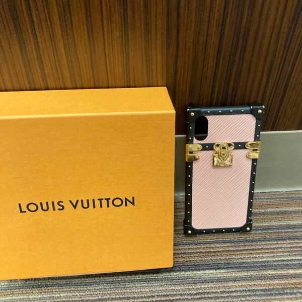 LOUIS VUITTON ルイヴィトン エピ 小物 アイトランク iPhoneX XS ケース 箱付き iPhoneケース