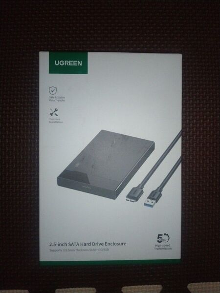 さらに値下げ!【新品未開封】UGREEN 2.5 SATA HDD ケース