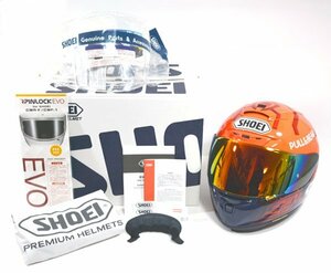 ★極美品！SHOEI ショウエイ X-Fourteen MARQUEZ6 マルケス TC-1 XLサイズ フルフェイスヘルメット 2021年製 元箱、シールド付！★