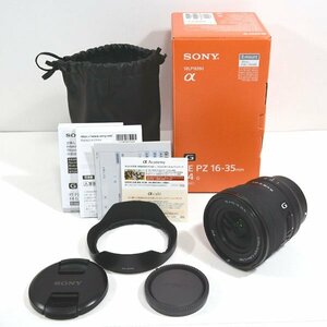 * ultimate beautiful goods!SONY Sony FE PZ 16-35mm F4 G SELP1635G E mount wide-angle power zoom lens original box attaching!*