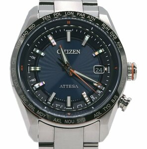 ★箱保付！極美品！CITIZEN シチズン ATTESA アテッサ CB0287-68L 光発電エコ・ドライブ電波時計 ACT Line（アクトライン） メンズ★