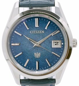 ★未使用！CITIZEN シチズン The CITIZEN ザ・シチズン AQ4100-14L 高精度エコ・ドライブ 年差±5秒 和紙文字板 限定モデル メンズ★