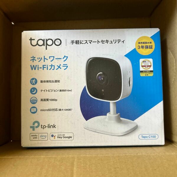新品未開封　Tapo カメラ TP-Link ネットワーク 1080p ネットワークWi-Fiカメラ WiFi