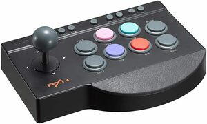 PXN リアル アーケード コントローラー ジョイスティック アーケードコントローラー ゲーム機対応 PXN-0082 ブラック R1