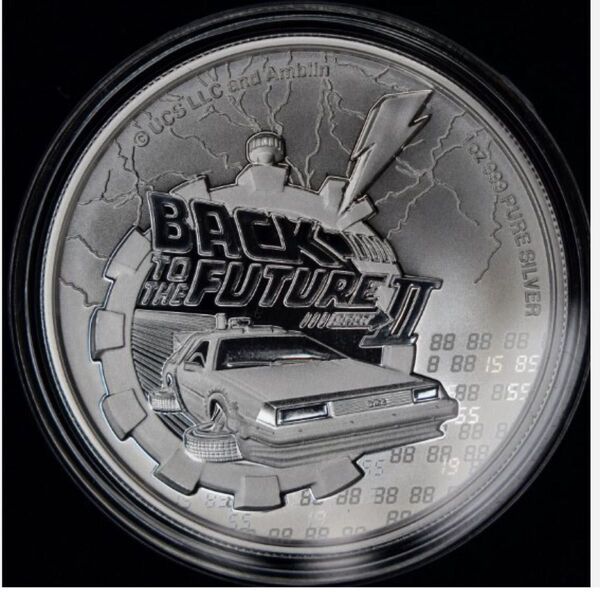 2021年1オンスプレミアム銀貨 back to the future 発送数1万枚