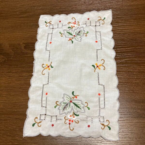 ギリシャ 刺繍 テーブルクロス