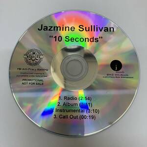 裸58 HIPHOP,R&B JAZMINE SULLIVAN - 10 SECONDS INST,シングル,PROMO盤 CD 中古品