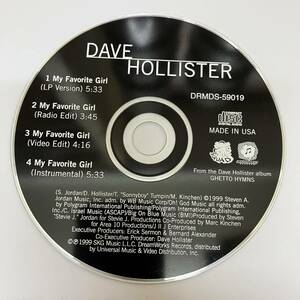 裸クリアボックス HIPHOP,R&B DAVE HOLLISTER - MY FAVORITE GIRL INST,シングル CD 中古品