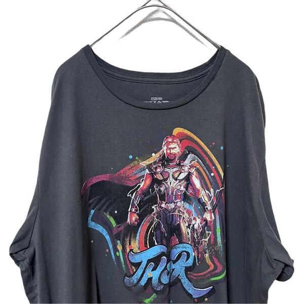 Tシャツ 半袖シャツ マーベル マイティソー アメリカ古着 プリントロゴ