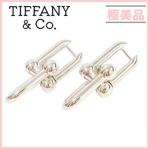 ティファニー Tiffany＆Co. ハードウェア ラージリンク ピアス シルバー925 レディース メンズ ユニセックス 男女兼用