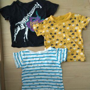 まとめ売り 子供 キッズ 半袖 Tシャツ 110cm 3枚