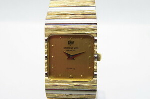 1 jpy ~[ operation goods ] RAYMOND WEIL Raymond Will 8059 18K lady's quarts wristwatch combination belt 5-10-5