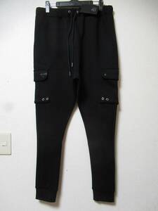 *954 noise scape new goods black. tapered cargo pants S NOISESCAPE