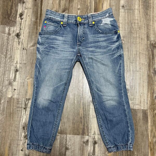EDWIN 503 エドウィン Blue Trip レディース デニムパンツ Sサイズ クロップドパンツ(7分丈)レア美品
