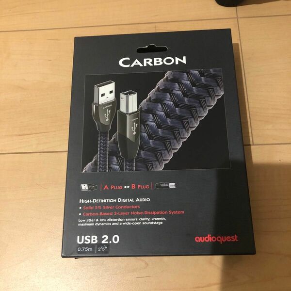  AudioQuest Carbon USB Data Cable: 0.75m並行輸入品