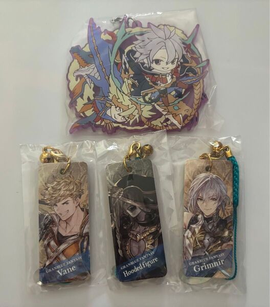 グラブル グラブルフェス 木札キーホルダー ストラップ ラバーストラップ ラバスト ヴェイン ベルゼバブ グリームニル カイム