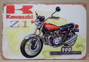 KAWASAKI カワサキ Z1 900 アルミ製 看板