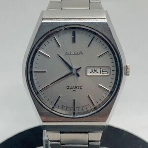 SEIKO ALBA セイコー アルバ Y504-8000 メンズ 腕時計 稼働品 デイデイト クオーツ 