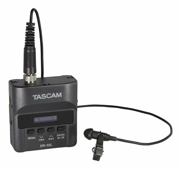 TASCAM DR-10L タスカム ピンマイク付き小型オーディオレコーダー