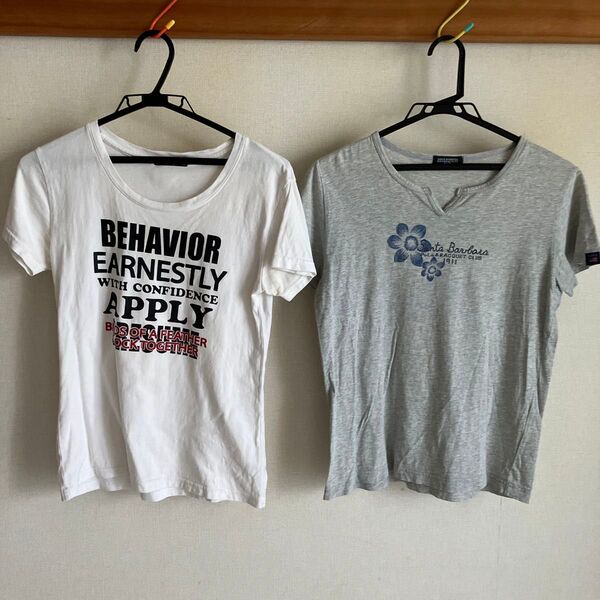 即日発送 レディース 半袖Tシャツ Mサイズ 2枚セット