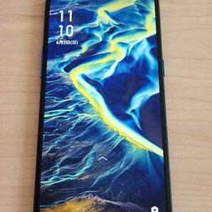 ★美品★OPPO Reno A CPH1983 128GB 楽天モバイル版SIMロック解除済 やや画面焼け