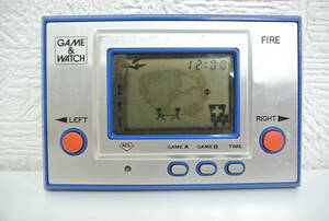  игра праздник nintendo Game & Watch fire RC-04 электризация проверка settled товары долгосрочного хранения Showa Retro Nintendo GAME&WATCH FIRE