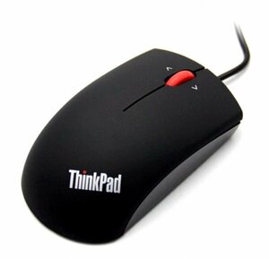 Lenovo ThinkPad プレシジョン USB マウス 青色光学センサー 3ボタン 有線 USB 4ウェイ スクロールホイール