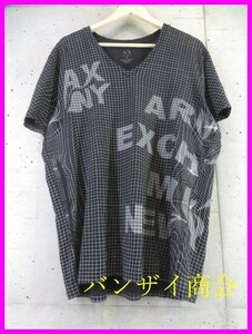 【送料300円可】1350b9◆良品です◆A/X◆ARMANI EXCHANGE アルマーニエクスチェンジ 半袖Tシャツ XL/カットソー/ジャケット/ジョルジオ