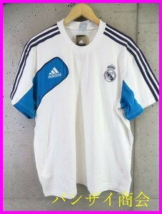 【送料300円可】1060b2◆新品です◆4XOサイズ◆adidas アディダス◆レアルマドリード 半袖ストレッチTシャツ/サッカーユニフォーム