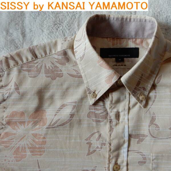 美品 SISSY by KANSAI YAMAMOTO アロハ・シャツ 半袖 花柄 Mサイズ