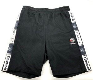 リーボック Reebok CL Taped Track Shorts テープトトラックショーツ ハーフパンツ ショートパンツ ブラック DT8153