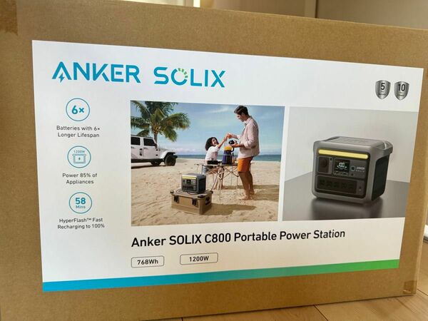 Anker製ポータブル電源 Solix C800