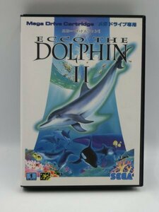 【中古現状品】MD メガドライブ エコー・ザ・ドルフィン2 ECHO THE DOLPHIN II セガ SEGA 箱説ハガキ付 GA1A-LP-6MA782