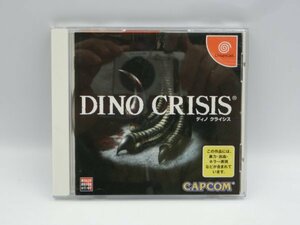 【中古現状品】SEGA DCソフト ディノクライシス DINO CRISIS パニックホラー ドリームキャスト Dreamcast 外帯,説明書付き GA1A-CP-6MA789