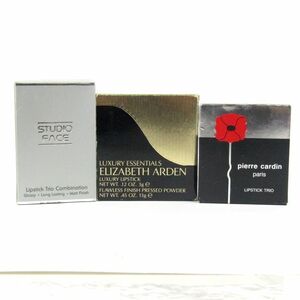 エリザベスアーデン 他 口紅 等 3点セット 付属品欠品有 まとめて コスメ PO レディース ElizabethArden etc.