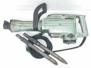 (1 jpy start!) Hitachi handle maPH-65A electric hammer hammer drill is .. machine chipping bit attaching operation excellent b4072