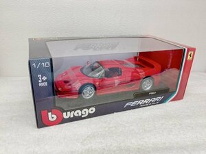 [ daikokuya shop ] BBurago 1/18 scale minicar Ferrari F50 rosso Corsa box attaching unused breaking the seal only 