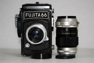 フジタ FUJITA 66 MODEL SL F.C 80mm F3.5 /P.C 150mm F4 動作未確認 ジャンク