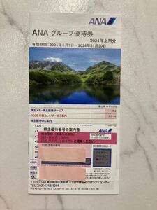 送料無料　ANA株主優待券　最新　2024年6/1〜2025年5/31搭乗分　グループ優待券