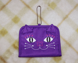 [ new goods ]ANNA SUI* Anna Sui cat. mask case purple 