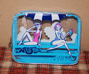 [ new goods * limited goods ]ANNA SUI* Anna Sui beach color party nails kit 01 blue color pouch only 