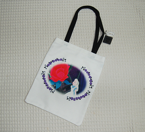 [ new goods ]ANNA SUI* Anna Sui & Alice Alice * rose. tote bag 