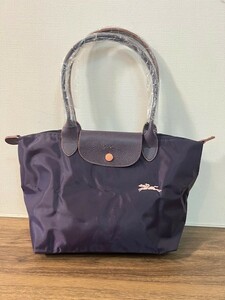 [ новый товар ] Long Champ ручная сумочка лиловый M размер женский большая сумка 
